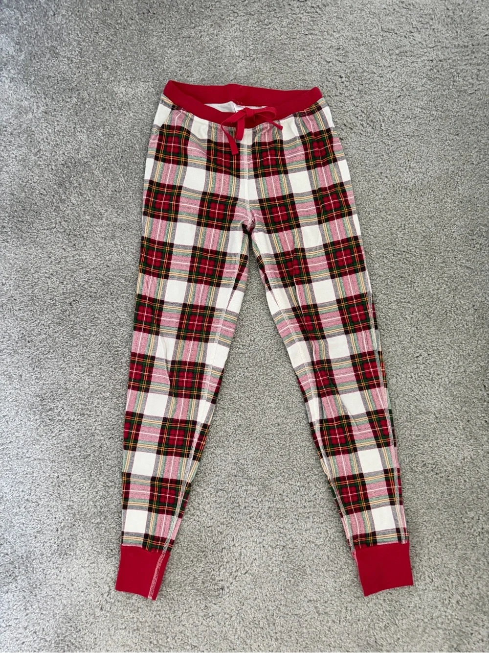 Women’s Hanna Andersson Red and White Plaid Christmas Pajama Set
